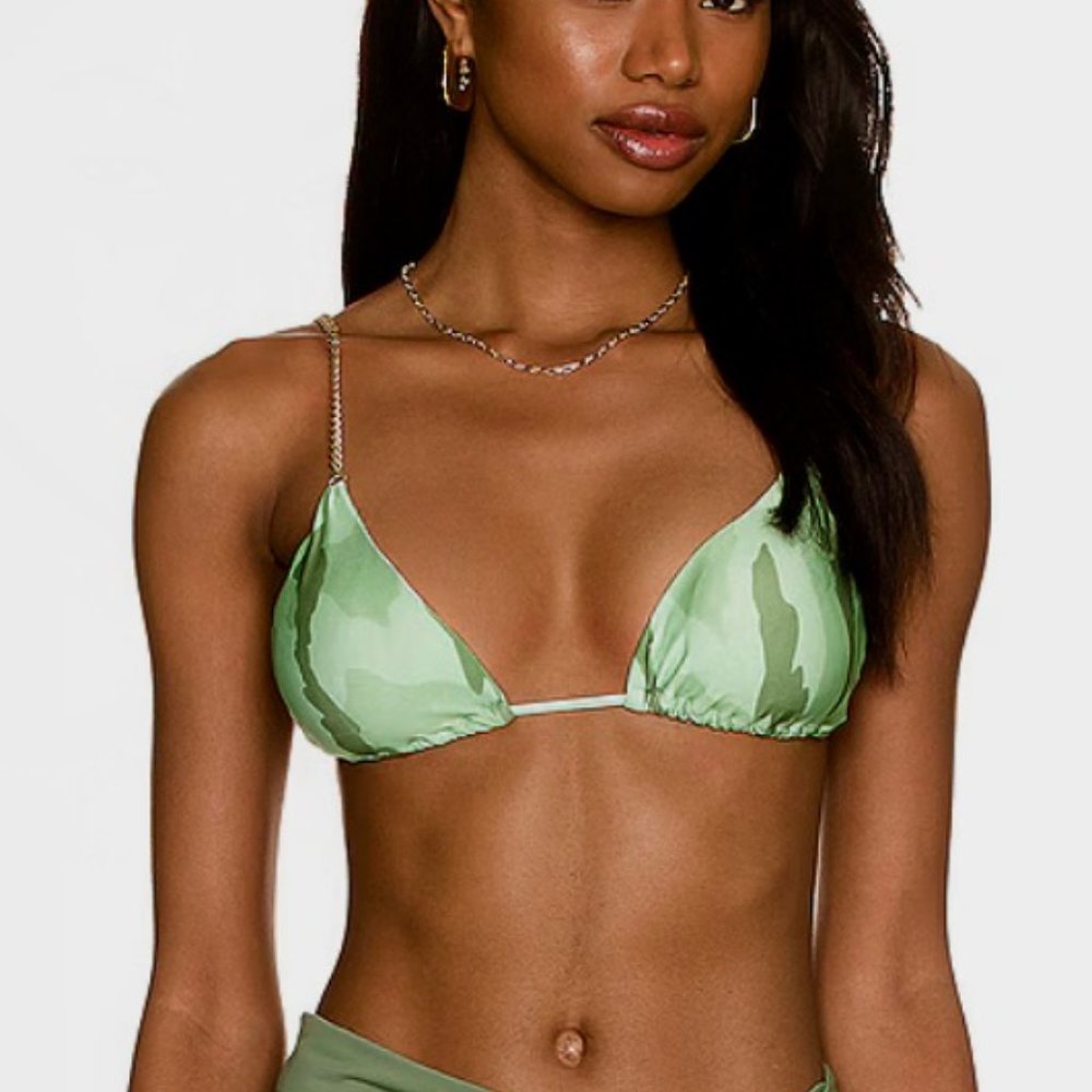 ViX by Paula Hermanny Triangle Parallel Bikini Top Fany Cheeky Bottoms Camo